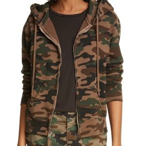 Nili Lotan Callie Camo Hoodie sz small